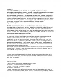 Evolución del trabajo Clases sociales. Página 1