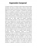 Expresion corporal ensayo