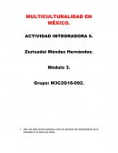 Muticulturaidad en México (actividad integradora 5) Modulo 3