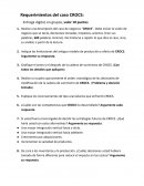 Requerimiento CASO CROCS