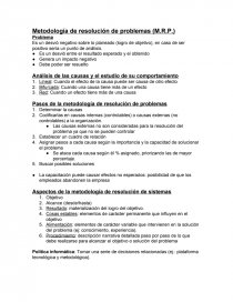 Metodología de resolución de problemas (M.R.P.). Página 1
