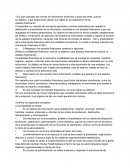 En qué consisten las normas de información financiera