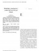 Modelado, simulación y control del nivel de un tanque