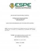 Analisis de precios en la cantina de la escuela de formacion de soldados vencedores del Cenepa