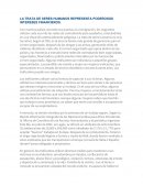 LA TRATA DE SERES HUMANOS REPRESENTA PODEROSOS INTERESES FINANCIEROS