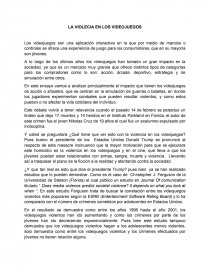 LA VIOLECIA EN LOS VIDEOJUEGOS. Página 1