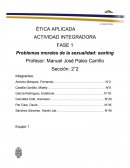 Problemas morales de la sexualidad: sexting