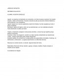 JARDIN DE INFANTES. INFORME EVALUATIVO