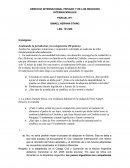 DERECHO INTERNACIONAL PRIVADO Y DE LOS NEGOCIOS INTERNACIONALES