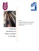 Resistencia a la flexión y cortante en una viga