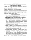 Obligaciones, Hojas de estudio