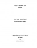 ENSAYO EL ORIGEN DE LA VIDA A. OPARIN