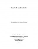 La historia de la alimentación