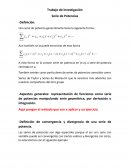 Trabajo de Investigación Serie de Potencias