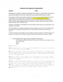 Evaluación de Lógica de Programación