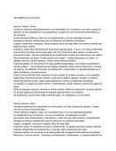 Informes evaluativos sala de 5