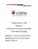 Trabajo practico final Aplicativo Introducción a la vida universitaria