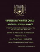 Diseño de programas de promocion