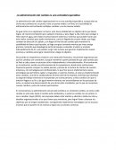 La administración del cambio es una actividad esporádica