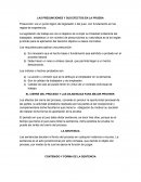 La presunción y sus efectos en la prueba