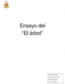 Ensayo del “El árbol”