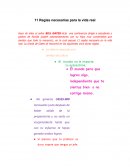 Reglas necesarias para la vida real