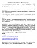 Estrategia cómo trabajar el tema de “Ética en la Sociedad”