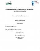 Sistema de Control Administrativo Nombre de la empresa: “Cyber Atlas”