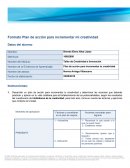 Plan de acción para incrementar tu creatividad