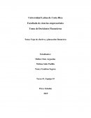 Flujo de efectivo y planeación financiera