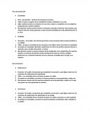 Área de producción. Área Comercial