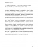Aprender a escribir y a leer es aprender a pensar