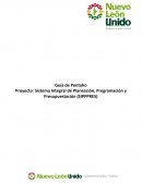 Proyecto: Sistema Integral de Planeación, Programación y Presupuestación (SIPPPRES)