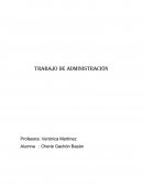 Trabajо de administracion