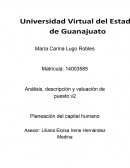 Análisis, descripción y valuación de puesto v2 Planeación del capital humano