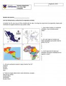 Examen diagnóstico geografía secundaria