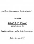 Alta Dirección en la era de la información