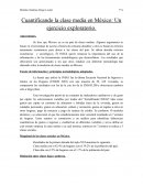 Cuantificando la clase media en México: Un ejercicio exploratorio