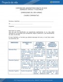 DIMENSIONES DEL SER HUMANO CUADRO COMPARATIVO