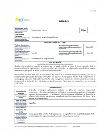 Tecnología en desarrollo de software. Página 1