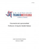 Psicometría de la personalidad