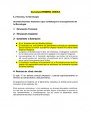 Acontecimientos históricos que contribuyeron al surgimiento de la Sociología