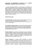 APLICACIÓN DE HERRAMIENTAS ANALÍTICAS DE LA GESTIÓN EMPRESARIAL AMBIENTAL PARA EL SECTOR SALUD