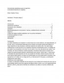 Herramientas estadísticas para la ingeniería