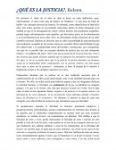 Que es la justicia ?