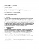 Diseño conceptual de un proyecto