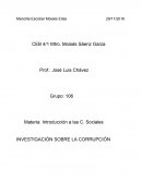 INVESTIGACIÓN SOBRE LA CORRUPCIÓN