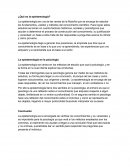 La epistemología en la psicología