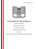 Determinantes sociales en la salud y procesos de salud enfermedad