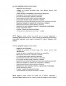 Ejemplo de prestacion de sevicios